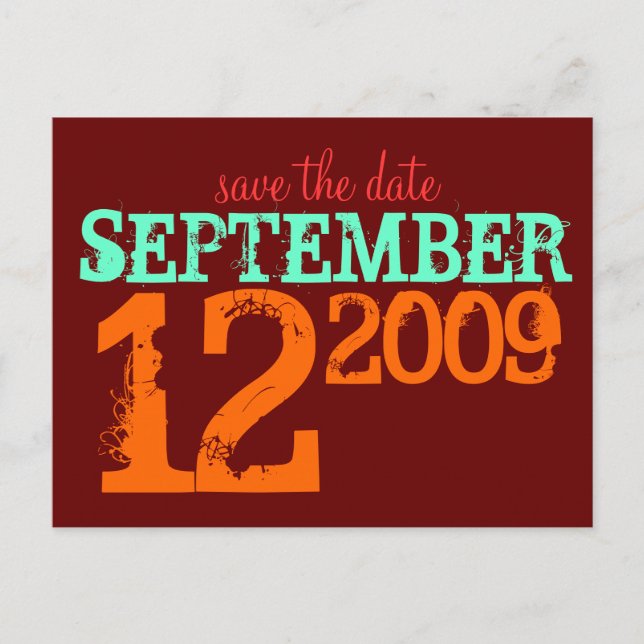 Save the Date Announcement Postcard (Front)