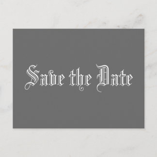 Save the Date Announcement Postcard