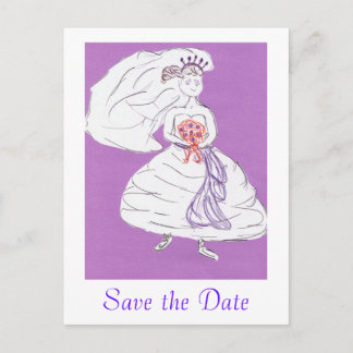 Save the Date Announcement Postcard