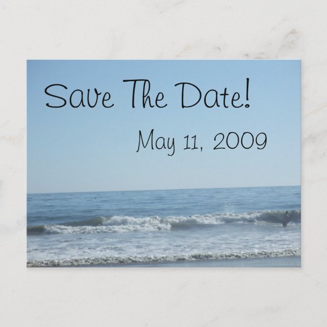 Save The Date! Announcement Postcard (Front)