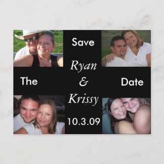 Save the Date Announcement Postcard