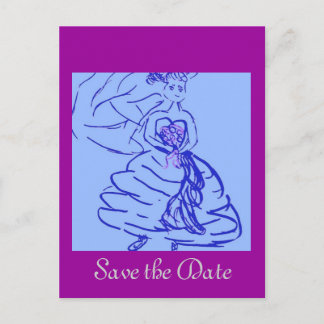 Save the Date Announcement Postcard