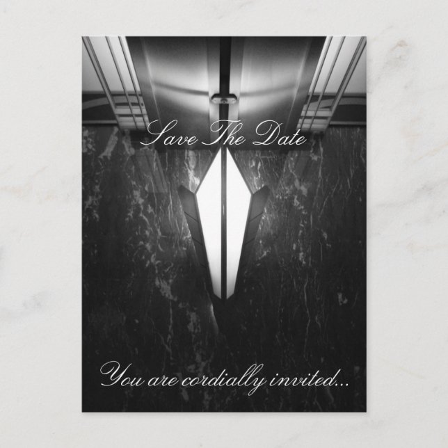 Save The Date Announcement Postcard (Front)