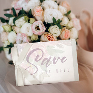 Save the Date Announcement Postcard Template