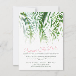 Save The Date Annulation de la date de mariage changement de pla