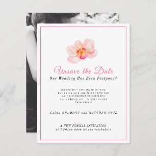 Save The Date Annuler l'enregistrement de la date de report de l