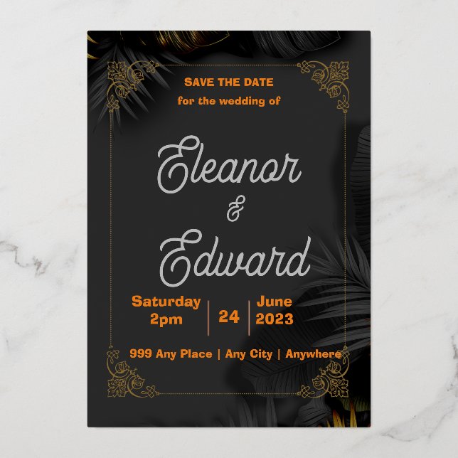 SAVE THE DATE - any occasion - editable (Front)