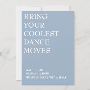 SAVE THE DATE APPORTEZ VOS MEILLEURES FIGURES DE DANSE MARIAGE D