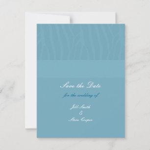 Save The Date Aqua Blue Enregistrez la Date