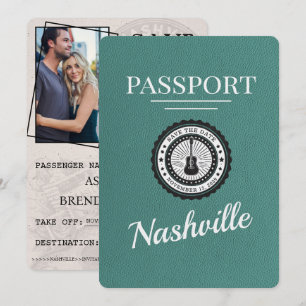 Save The Date Aqua Nashville Passport Enregistrer La Date