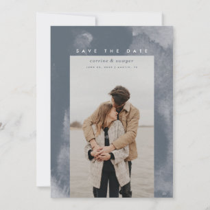 Save The Date Aquarelle du saumon bleu Enregistrer la date