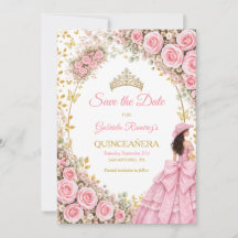 Aquarelle Roses Roses Fête des Quinze Ans Dorées