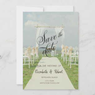 Save The Date Arbor Beach Wedding Enregistrer La Date