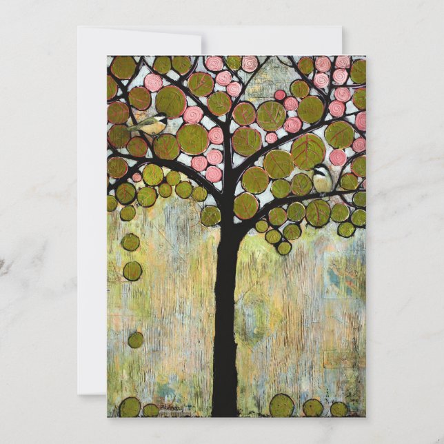 Save The Date Arbre de poussettes Enregistrer la date (Devant)