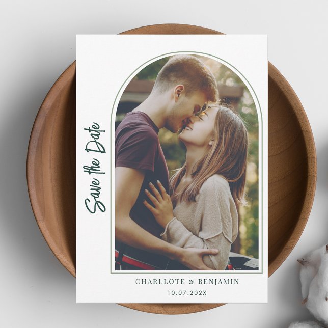 Save The Date Arc Photo Moderne Mariage Enregistrer La Date (Wedding Save the Date Photo Arch Announcement)