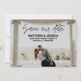 Save The Date Architecture moderne Enregistrer la date