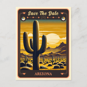 Save the Date   Arizona Invitation Postcard