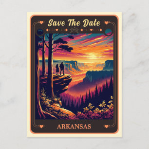 Save the Date Arkansas Invitation Postcard