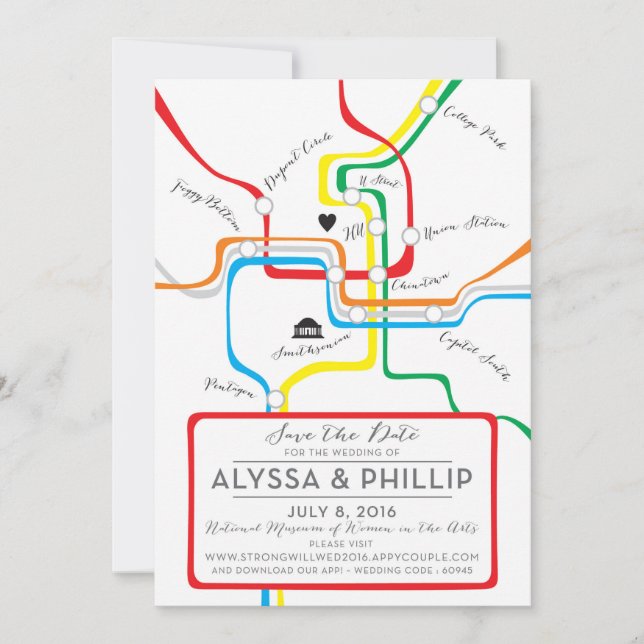 Save The Date Armstrong enregistrer les dates (Devant)