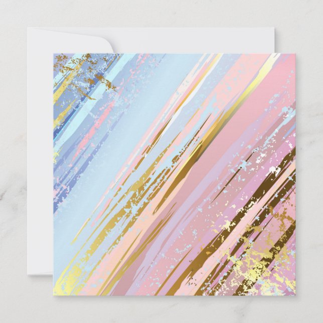 Save The Date Arrière - plan rose texturé (Devant)