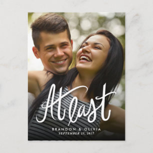 Save The Date *At Last* Postcard