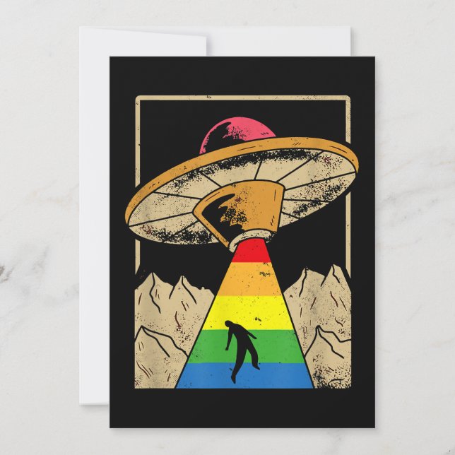 Save The Date Aucune règle LGBT Pride Genderqueen Copie (Devant)