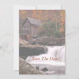 Save The Date, Autumn In The Country Wedding Invitation