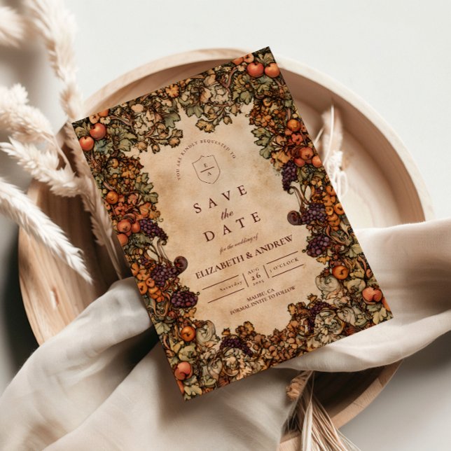 Save The Date Autumn Orchard Wedding (Créateur téléchargé)