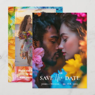 Save The Date Avec photos Ethereal Bloom