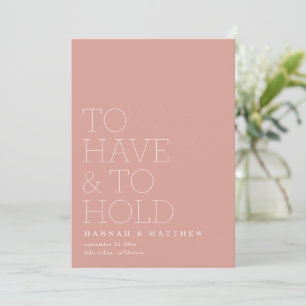 Save The Date Avoir et tenir un mariage de typographie moderne