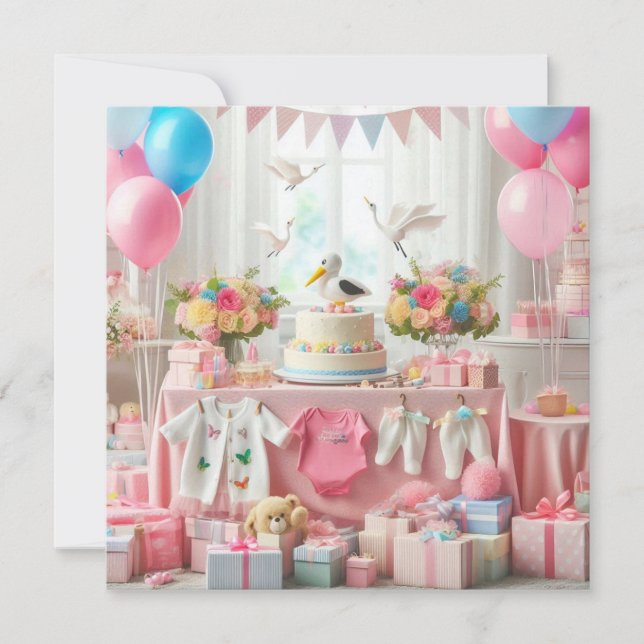 Save The Date Baby shower (Devant)