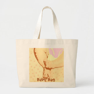 Save the Date Baby Shower Large Tote Bag