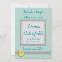Baby shower Pois vert