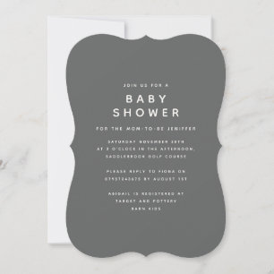 Save The Date Baby son froid à l'extérieur de l'invitation du ba