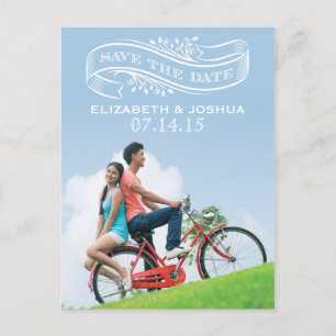 Save the Date Banner Postcard
