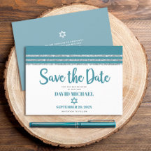Bar Mitzvah Moderne Gras Talit Argent Teal Écritur