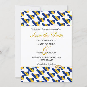 Save The Date BARBADOS Célébration des Mariages chrétiens