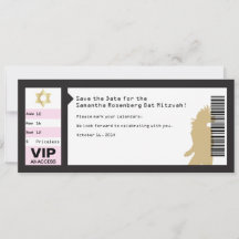 Bat mitzvah de billet de concert Enregistrer la da