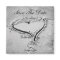 Save the Date Beach Heart