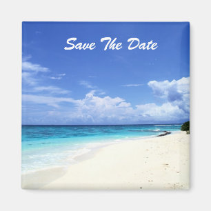 Save the Date Beach Magnet