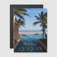 Save the date beach Magnet