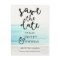 Save the Date beach photography typography wedding
