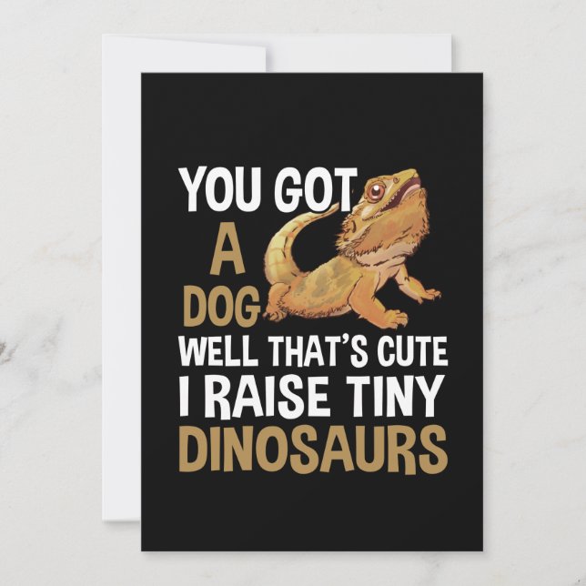 Save The Date Bearded Dragon Pet (Devant)