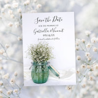 Bébés blancs Respirer Bleu Jar Mariage Enregistrer