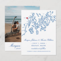 Belfast Maine Photo Enregistrer la date - Penobsco