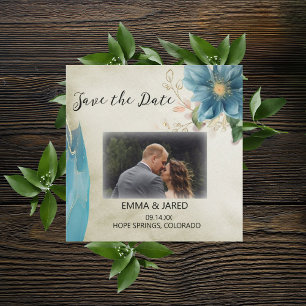 Save The Date Belle Faire Mariage Aquarelle Enregistrez la Date