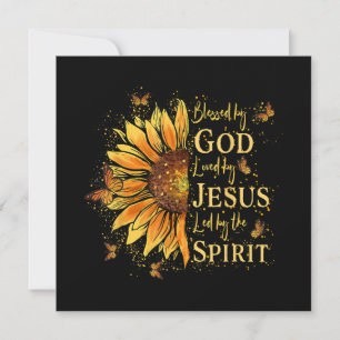Save The Date Béni Par Dieu - Aimé Par Jésus, Tournesol