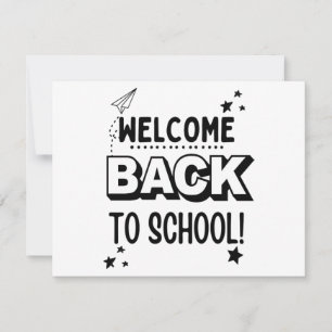 Save The Date Bienvenue au retour à l'école !