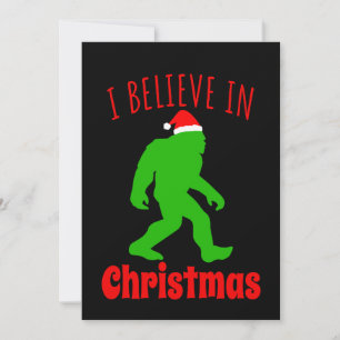 Save The Date Bigfoot drôle je crois en Noël