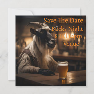 Save The Date Billy the Kid : Une chèvre entre dans un bar,